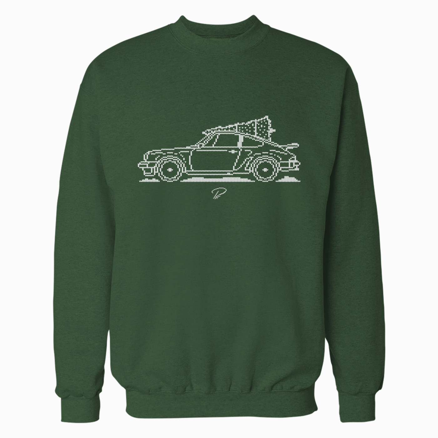 Porsche 930 Minimal Christmas Sweater