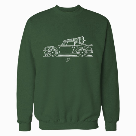 Porsche 930 Minimal Christmas Sweater