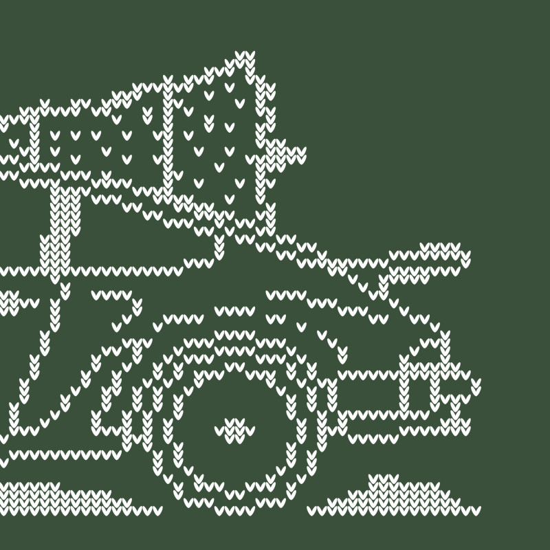 Porsche 930 Full Christmas Sweater