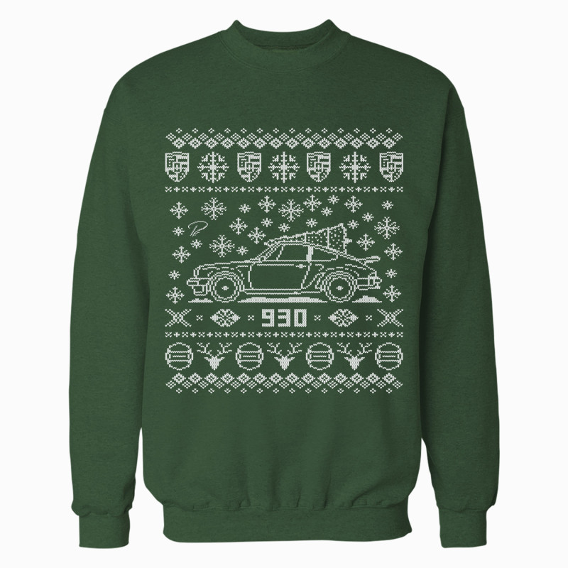 Porsche 930 Full Christmas Sweater