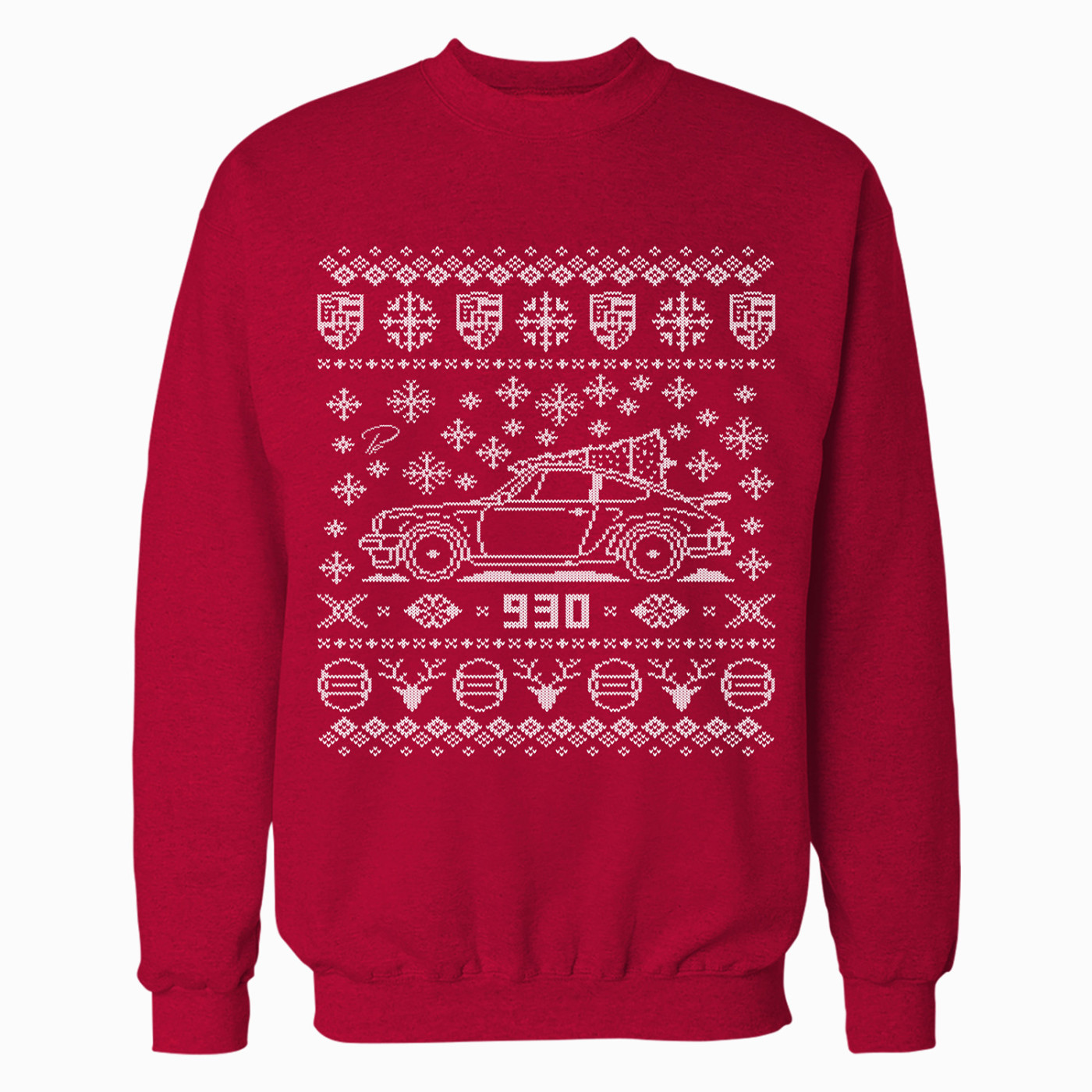 Porsche 930 Full Christmas Sweater