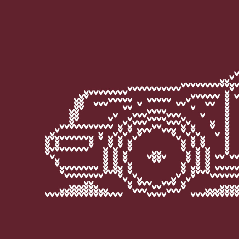 Porsche 964 Minimal Christmas Sweater