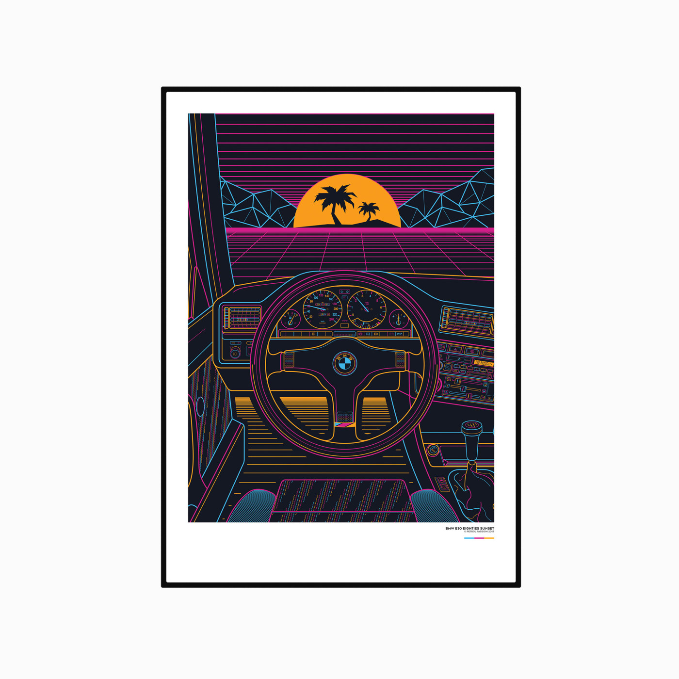 BMW E30 Eighties Sunset