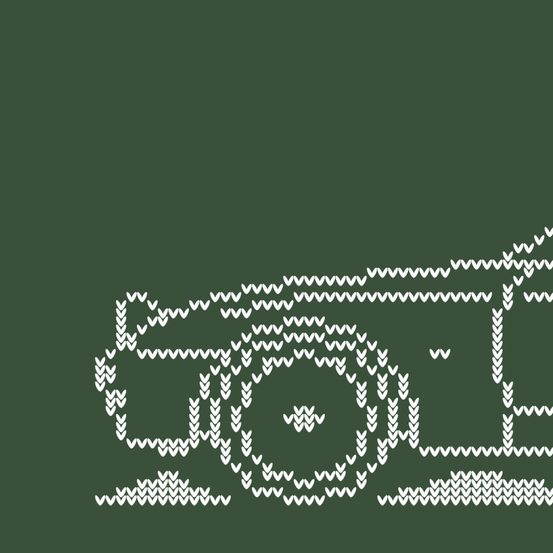 Porsche 944 Minimal Christmas Sweater