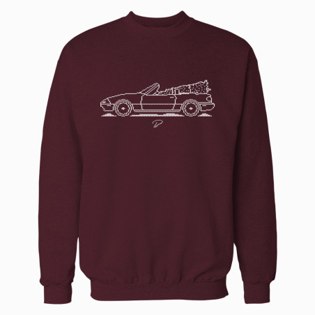 Mazda Miata NA Minimal Christmas Sweater