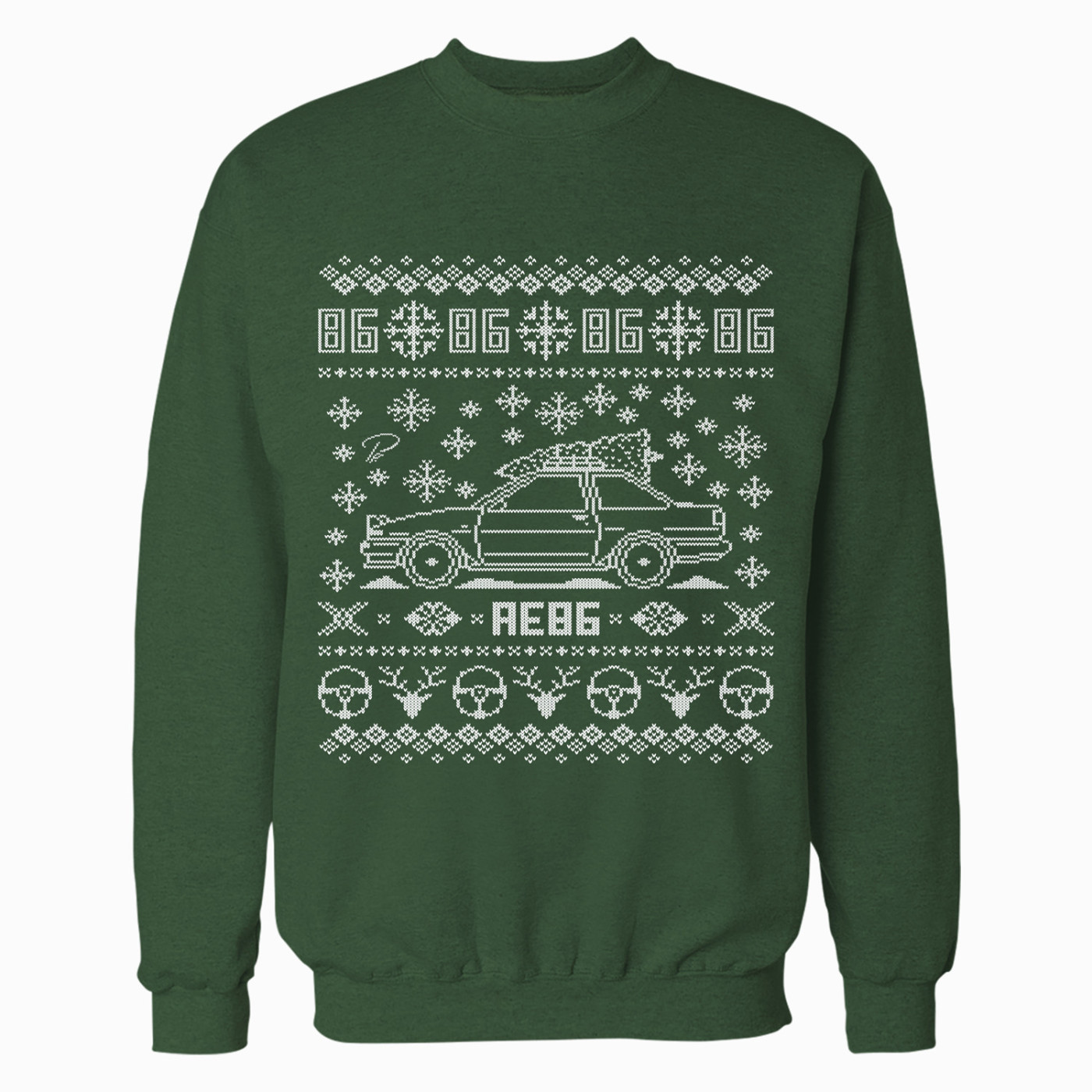 Toyota AE86 Trueno Full Christmas Sweater Toyota AE86 Trueno Full Christmas Sweater