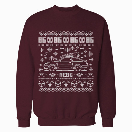 Toyota AE86 Levin Full Christmas Sweater