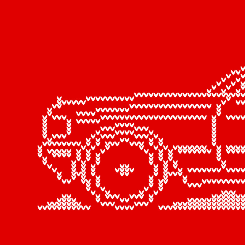 Mercedes-Benz W126 Sedan Minimal Christmas Sweater