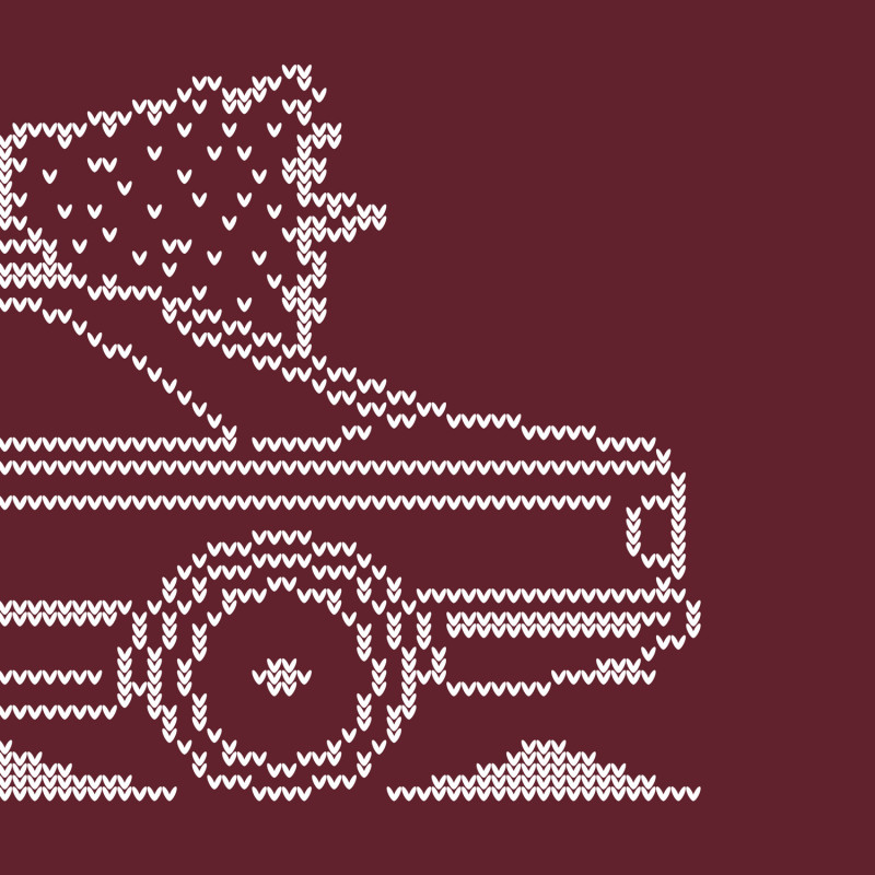 Mercedes-Benz W126 Coupe Minimal Christmas Sweater
