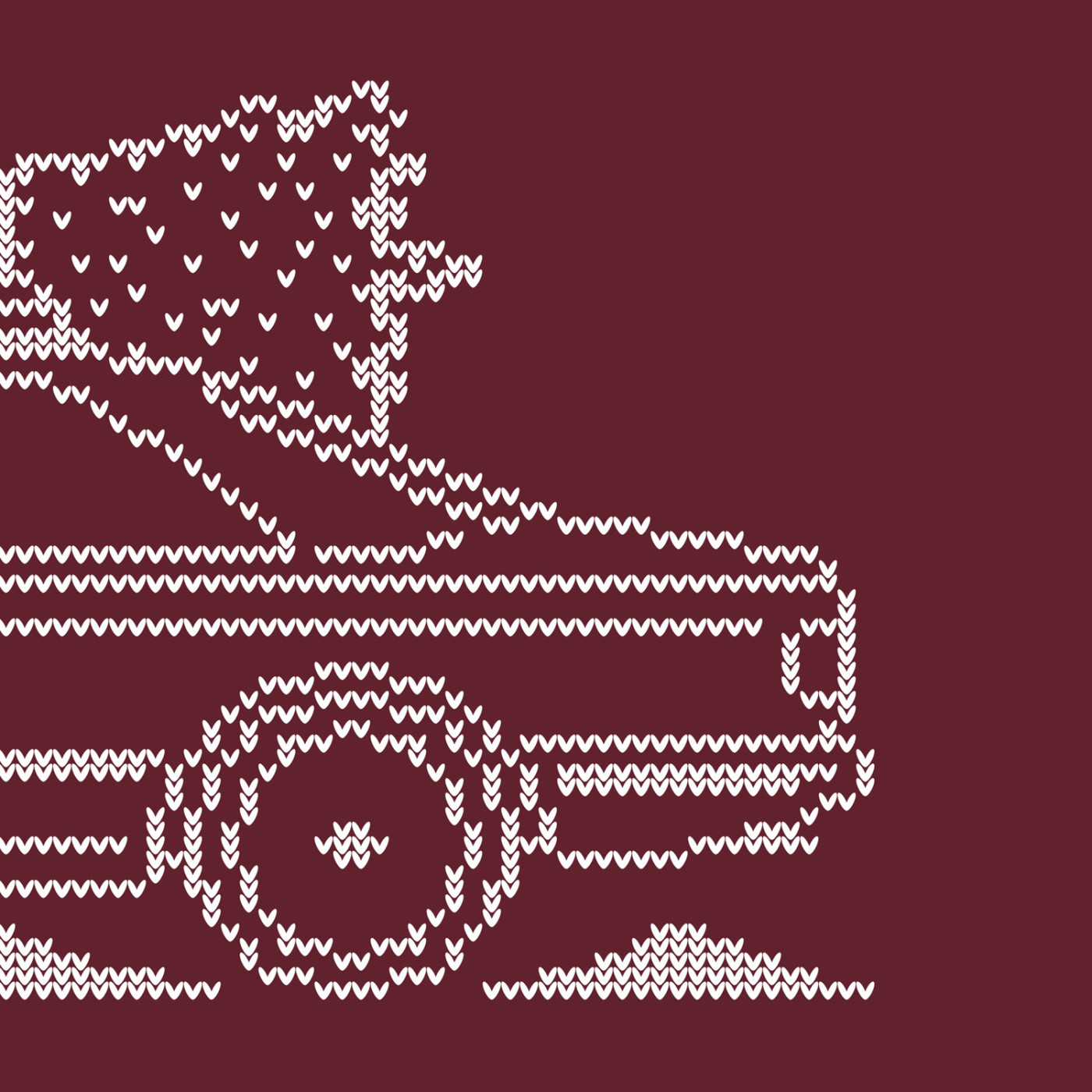 Mercedes-Benz W126 Coupe Minimal Christmas Sweater
