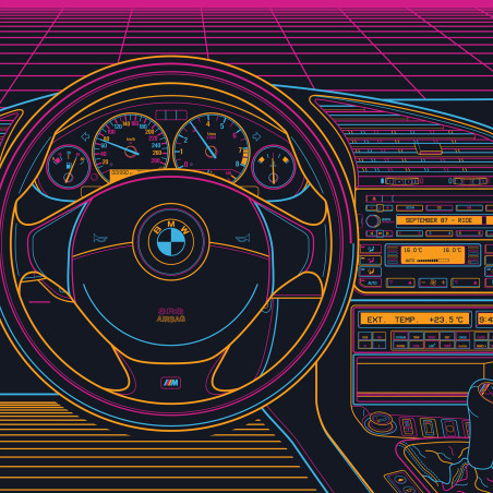 BMW E36 Eighties Sunset