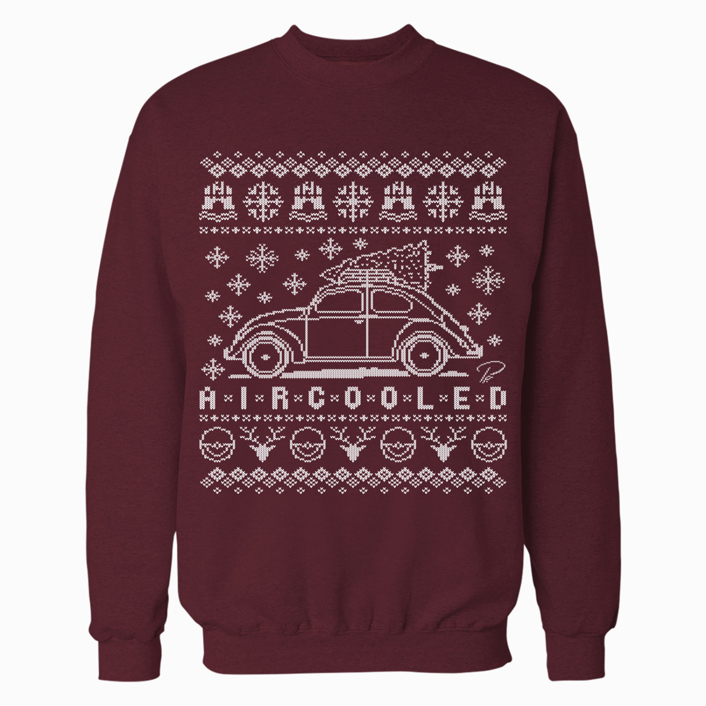 VW Beetle Full Christmas Sweater