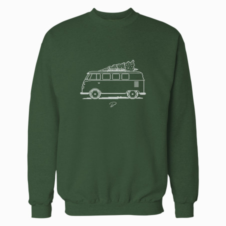 VW Type 2 Minimal Christmas Sweater