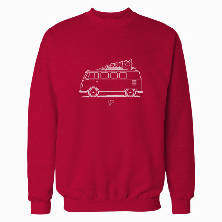 VW Type 2 Minimal Christmas Sweater