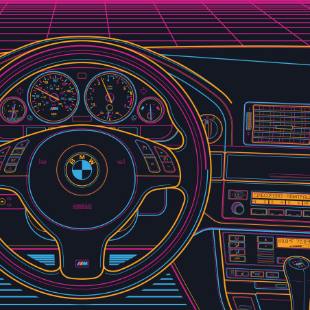 BMW E39 Eighties Sunset
