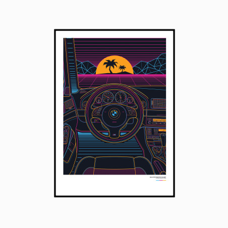 BMW E39 Eighties Sunset