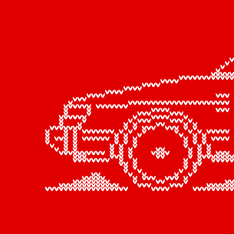 Saab 900 2 Door Minimal Christmas Sweater