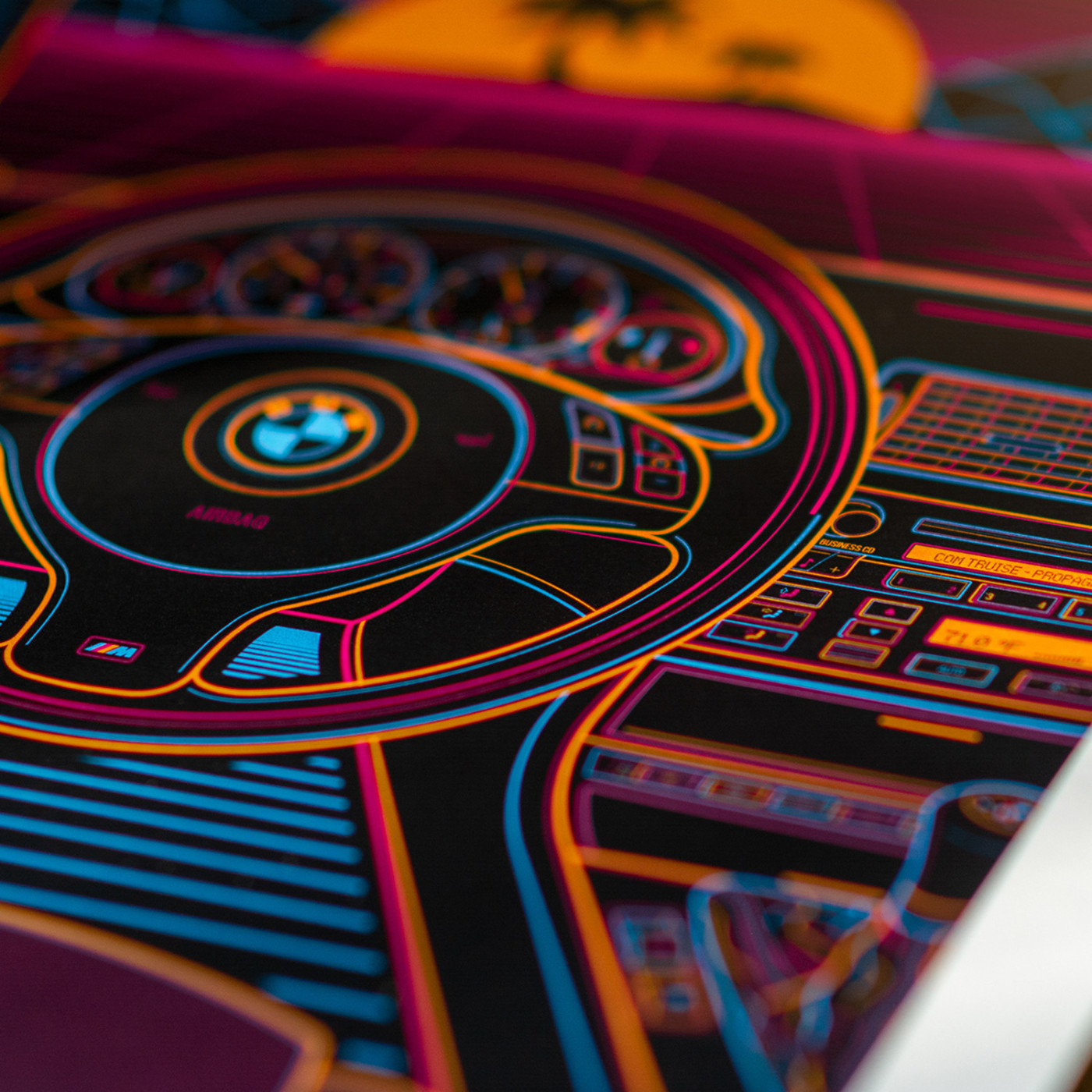 BMW E46 Eighties Sunset