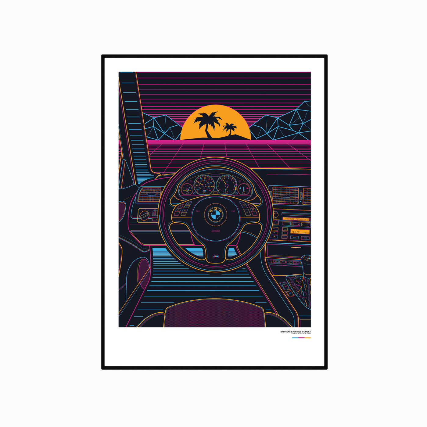 BMW E46 Eighties Sunset