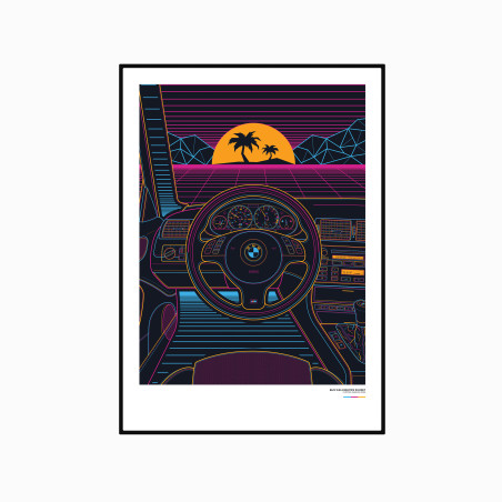 BMW E46 Eighties Sunset