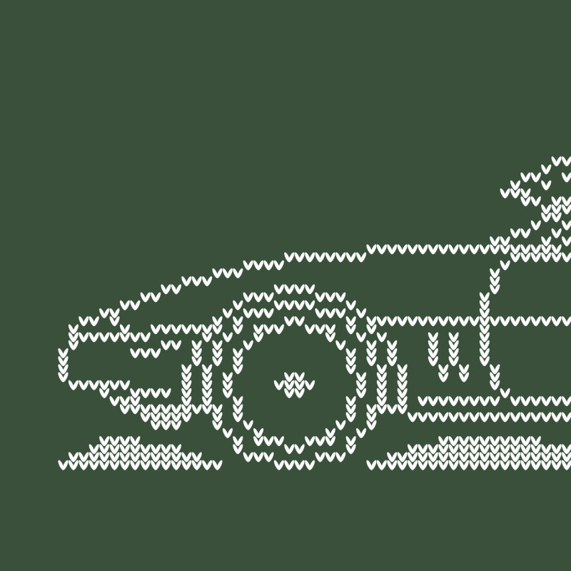 Chevrolet Corvette C4 Minimal Christmas Sweater