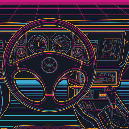 Ford Foxbody Mustang Eighties Sunset