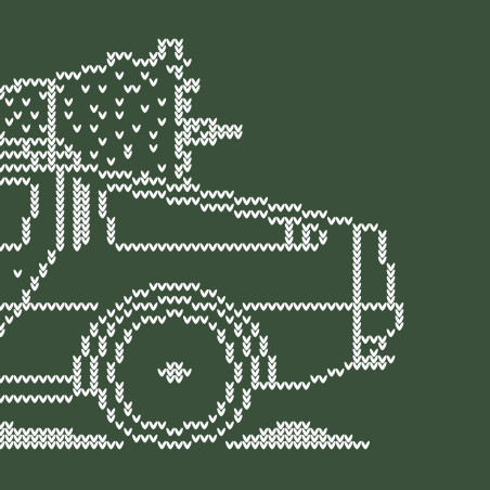 Delorean DMC-12 Minimal Christmas Sweater