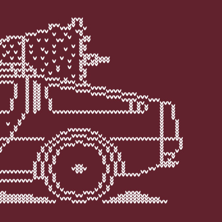 Delorean DMC-12 Minimal Christmas Sweater