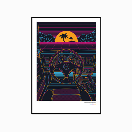 Ford Foxbody Mustang Eighties Sunset