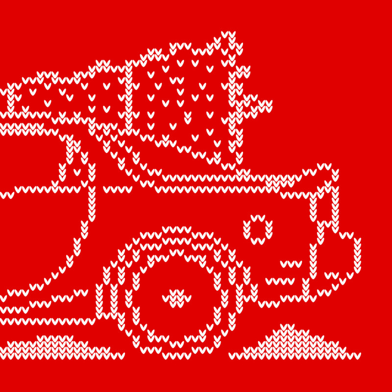 Mazda RX7 FD Minimal Christmas Sweater