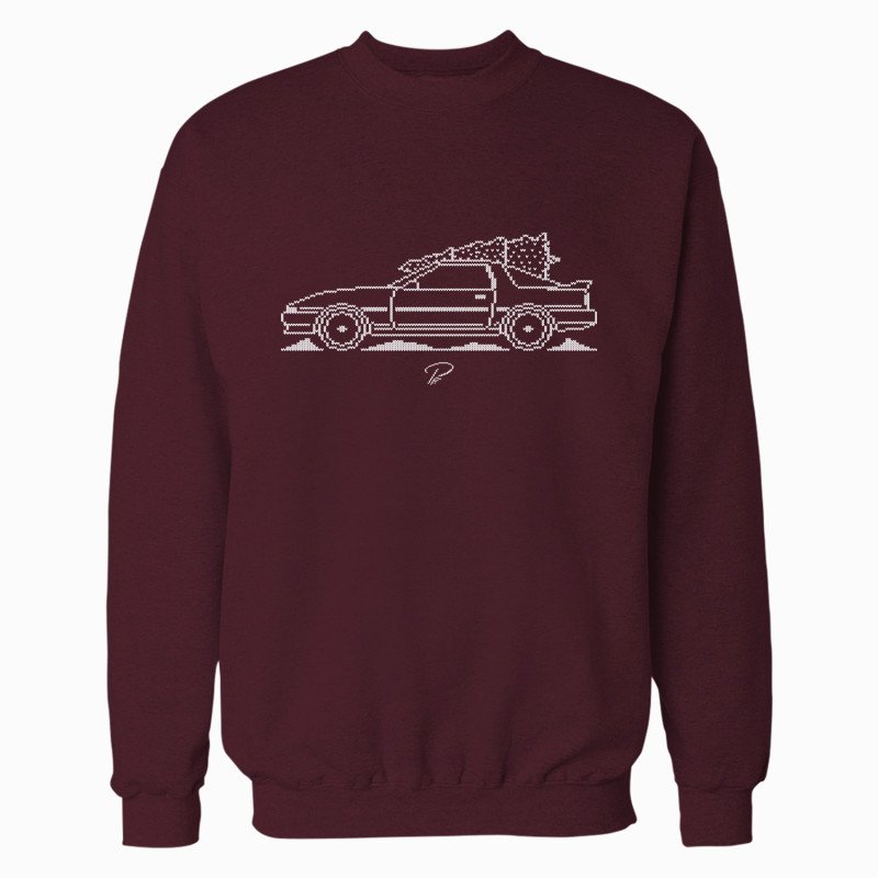 Toyota Supra A70 Minimal Christmas Sweater