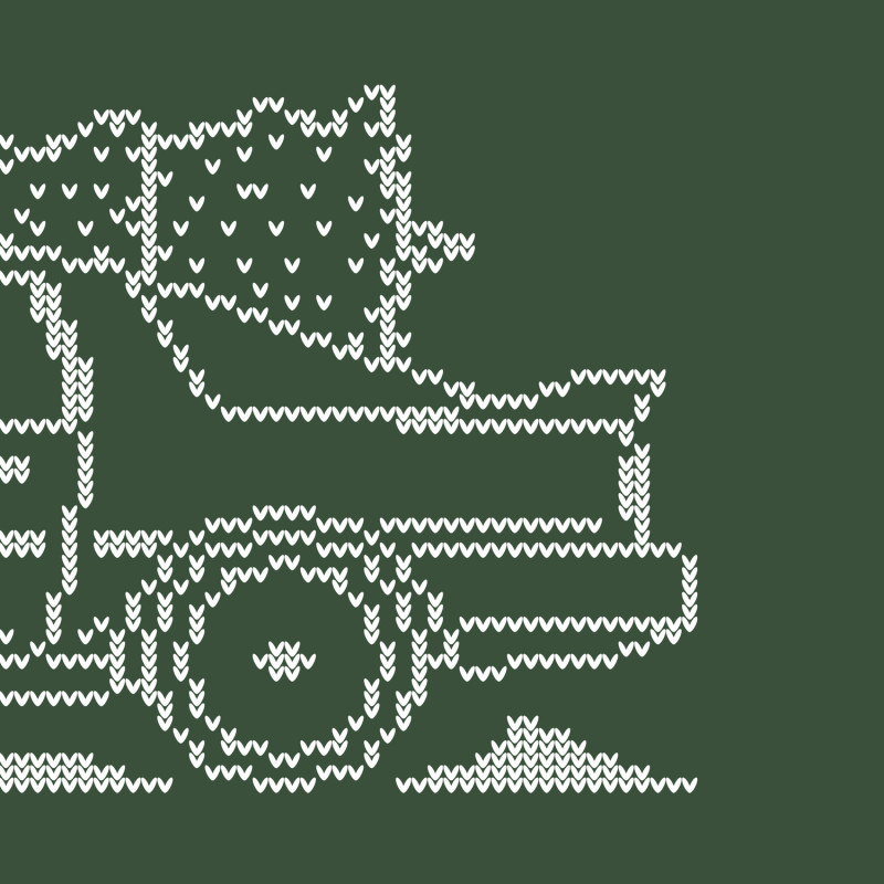 Toyota Supra A70 Minimal Christmas Sweater