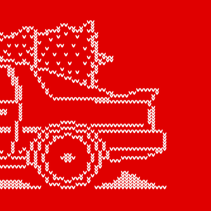Toyota Supra A70 Minimal Christmas Sweater