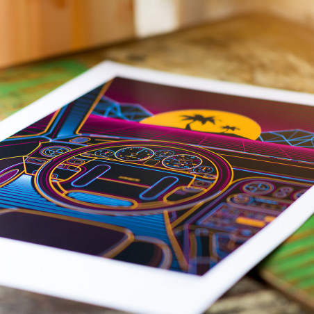 Mazda Miata NA Eighties Sunset