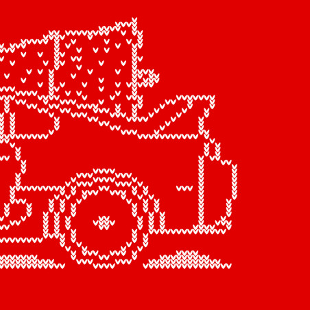 Toyota Supra A80 Minimal Christmas Sweater