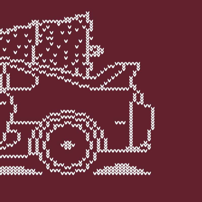 Toyota Supra A80 Minimal Christmas Sweater