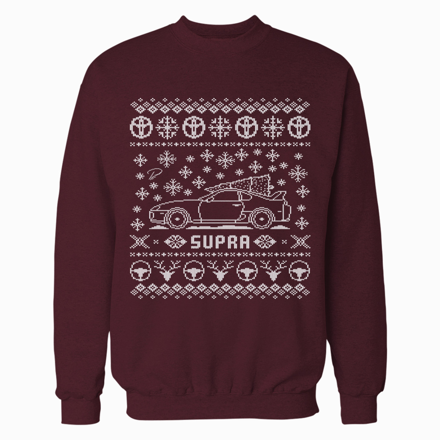 Toyota Supra A80 Full Christmas Sweater Toyota Supra A80 Full Christmas Sweater