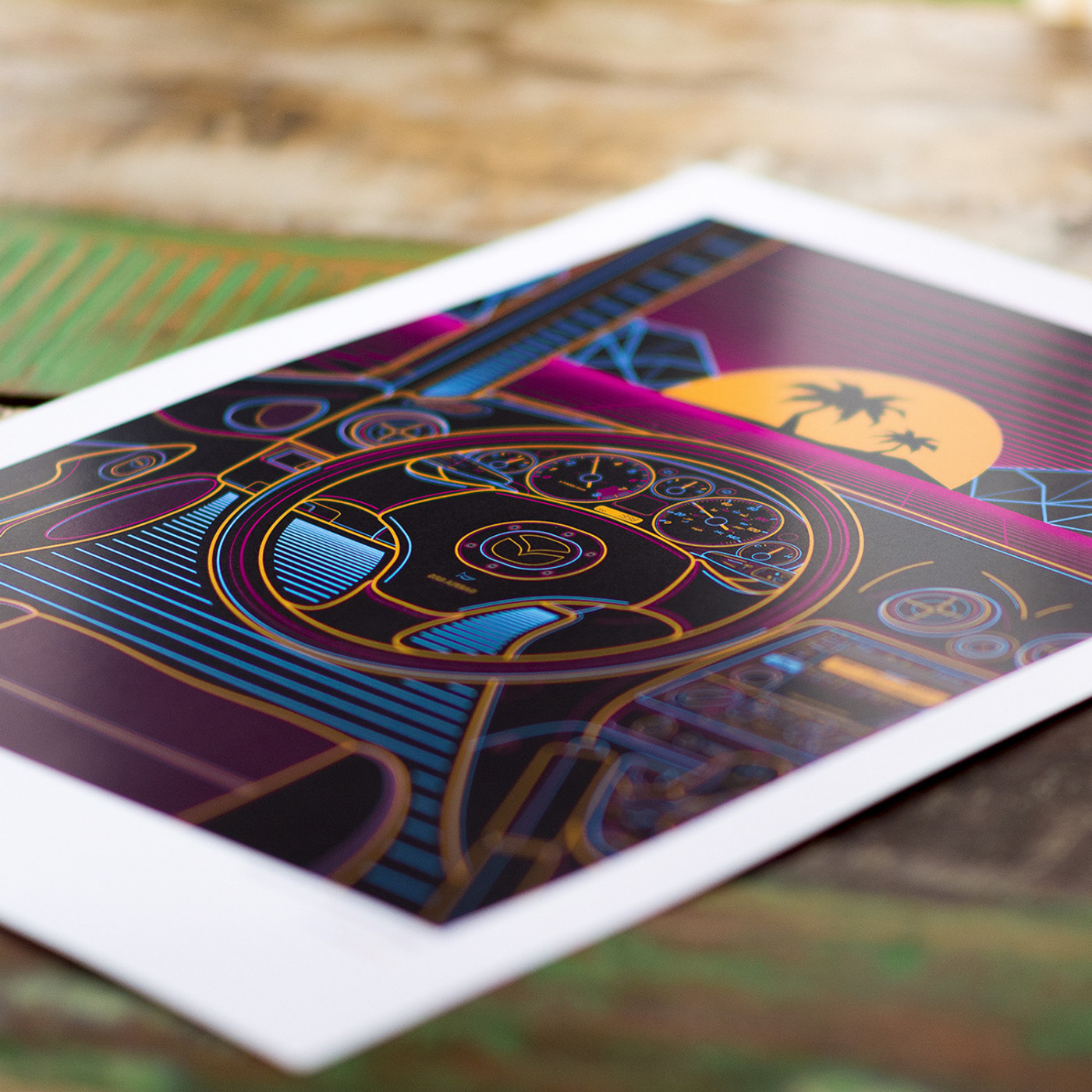 Mazda Miata NB Eighties Sunset