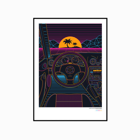 Mazda Miata NB Eighties Sunset