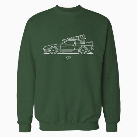 Nissan 180SX S13 Minimal Christmas Sweater