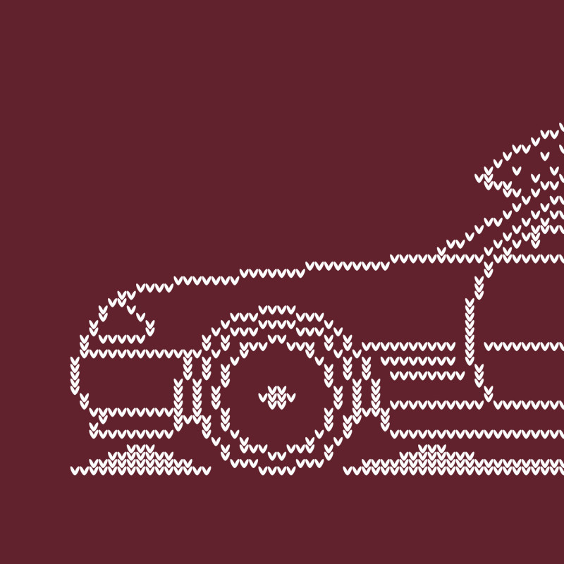 Mercedes-Benz R129 Minimal Christmas Sweater
