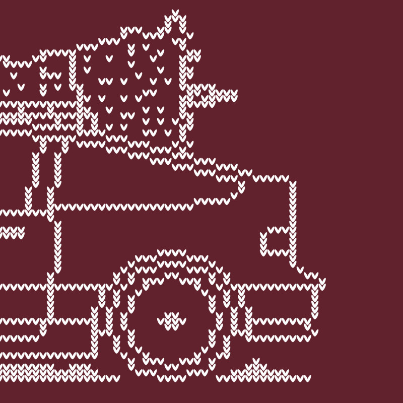 Honda CR-X Minimal Christmas Sweater