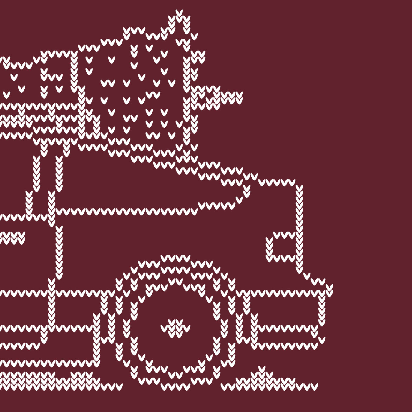 Honda CR-X Minimal Christmas Sweater