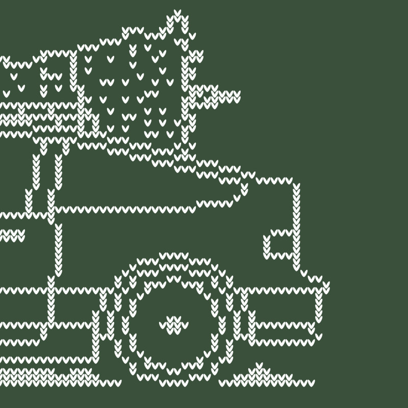 Honda CR-X Minimal Christmas Sweater