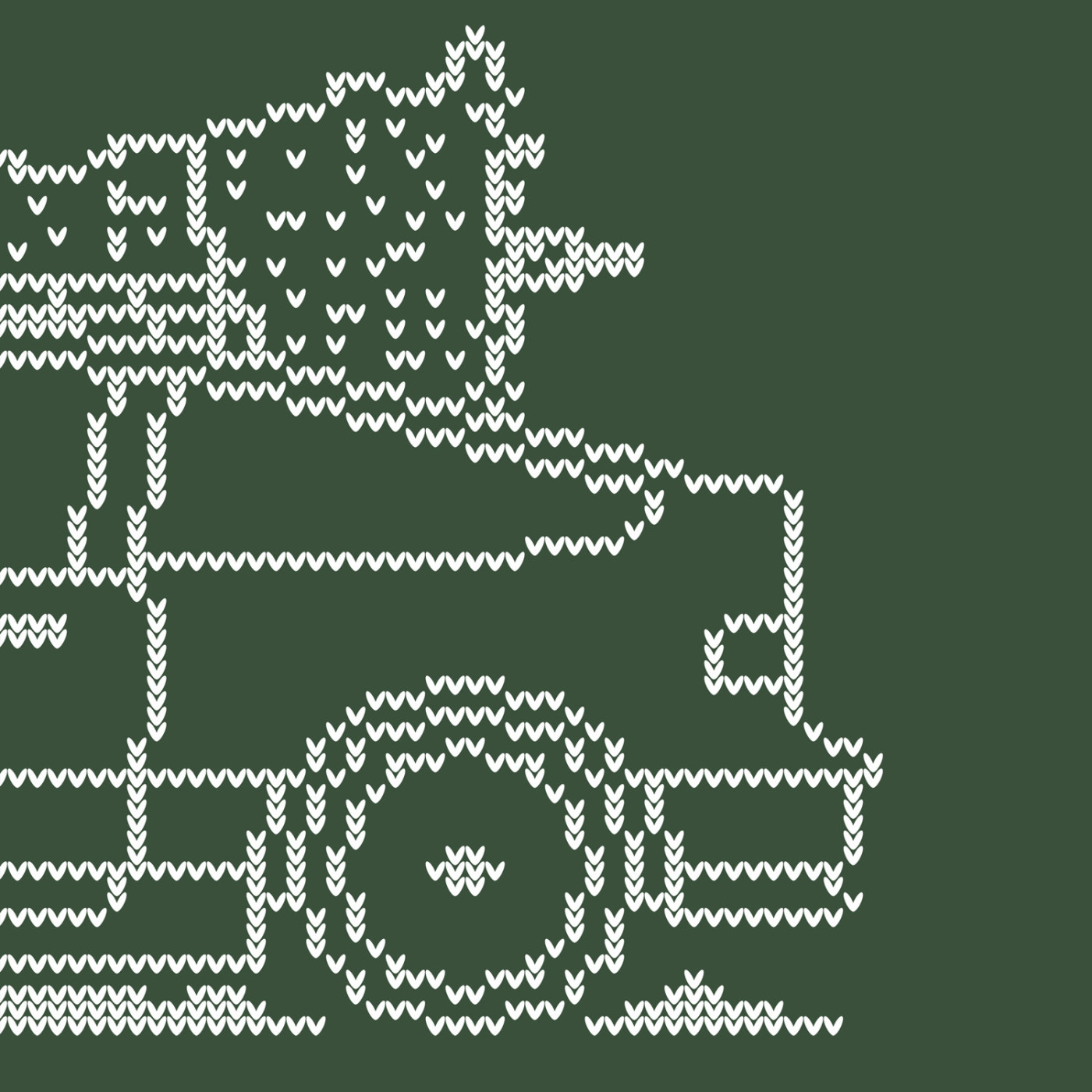 Honda CR-X Minimal Christmas Sweater
