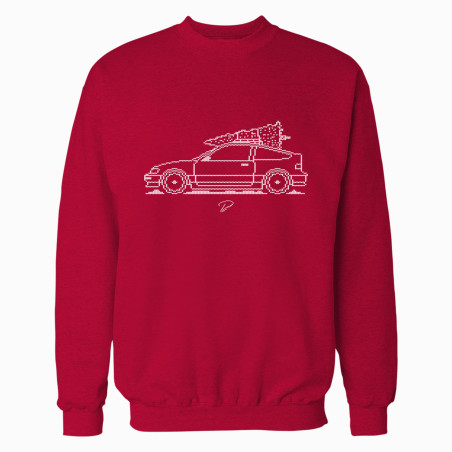 Honda CR-X Minimal Christmas Sweater