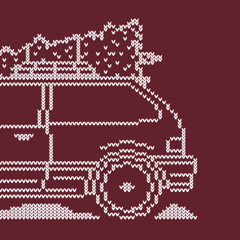 Honda Civic EF Hatch Full Christmas Sweater