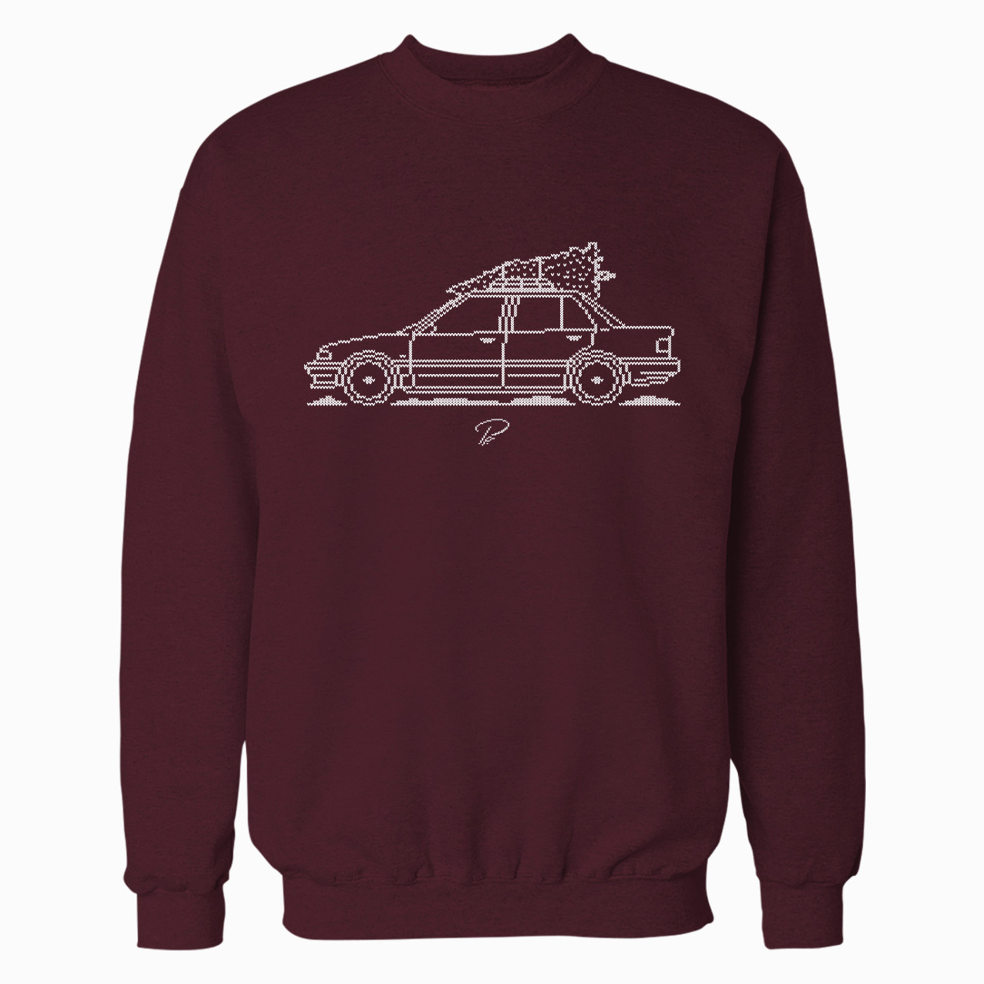 Honda Civic EF Sedan Minimal Christmas Sweater