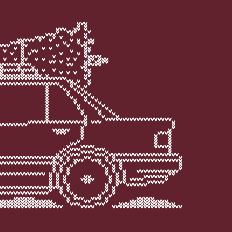 Honda Civic EF Sedan Minimal Christmas Sweater