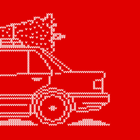 Honda Civic EF Sedan Minimal Christmas Sweater